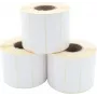 ARTDEV Terminio Perdavimo Etikečių Ritinys 70 x 25mm, 93mm Išorinis Skersmuo, 40mm Šerdis, 1500 Etikečių Ritinyje, Baltas Popierius, Nuolatiniai Klijai, Matinis Paviršius