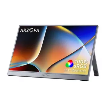 ARZOPA Z1C 16.1 colio IPS Full HD 144Hz nešiojamas monitorius (pilka)