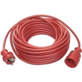 AS SCHWABE 25m H05VV-F 3G1.5 ilginamasis kabelis su Schuko kištuku ir lizdu, juodas 60361