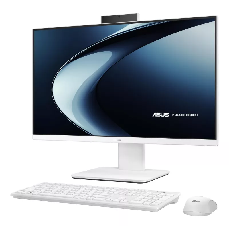 ASUS AiO 23.8 colio All-in-One kompiuteris, Intel Core 5 220H, 16GB DDR5, 512GB SSD, Windows 11 Pro, baltas