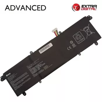 ASUS C31N1821 4210mAh Li-Polymer Laptop Battery, skirta ZenBook 13/14/15 UX333 UX433 UX533 serijoms - juoda