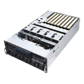 ASUS ESC8000A-E13X 4U Rack Server Platform AMD EPYC 9005 8xNVMe 2xM.2 2x10GbE 8xQSFP IPMI R3200W