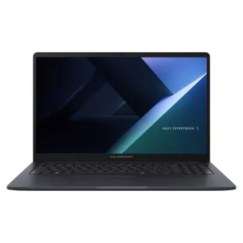 ASUS ExpertBook BM1 BM1503CDA-S72334X 15,6 colio FHD nešiojamasis kompiuteris, AMD Ryzen 3 7335U, 8GB RAM, 256GB SSD, Windows 11 Pro, AZERTY prancūziška klaviatūra, Star Black