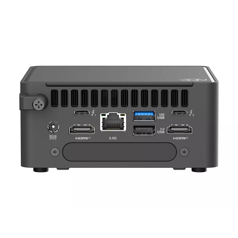 ASUS NUC 15 Pro Tall Kit RNUC15CRHU700000 - Barebone Mini-PC, Intel Core Ultra 7 225H, vPro, be RAM, be atminties, Wi-Fi 7