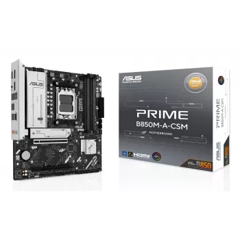 ASUS Prime B850M-A-CSM Micro-ATX pagrindinė plokštė lizdas AM5 AMD B850 mikroschemų rinkinys