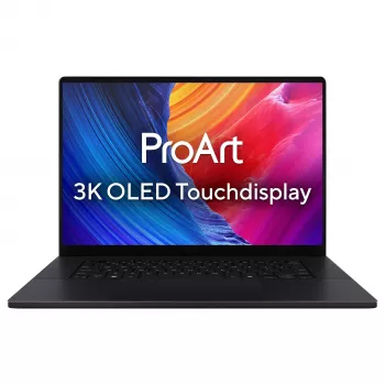 ASUS ProArt P16 H7606WP-SR271W 16 inch 3.2K OLED nešiojamas kompiuteris - AMD Ryzen AI 9 HX 370, 32GB RAM, 1TB SSD, NVIDIA GeForce RTX 5070, Windows 11 Home, vokiška klaviatūra
