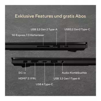 ASUS ProArt P16 H7606WX-SE008X 16 inch WQUXGA OLED AI Ryzen 9 HX 370 64GB/2TB RTX5090 Win11 Pro