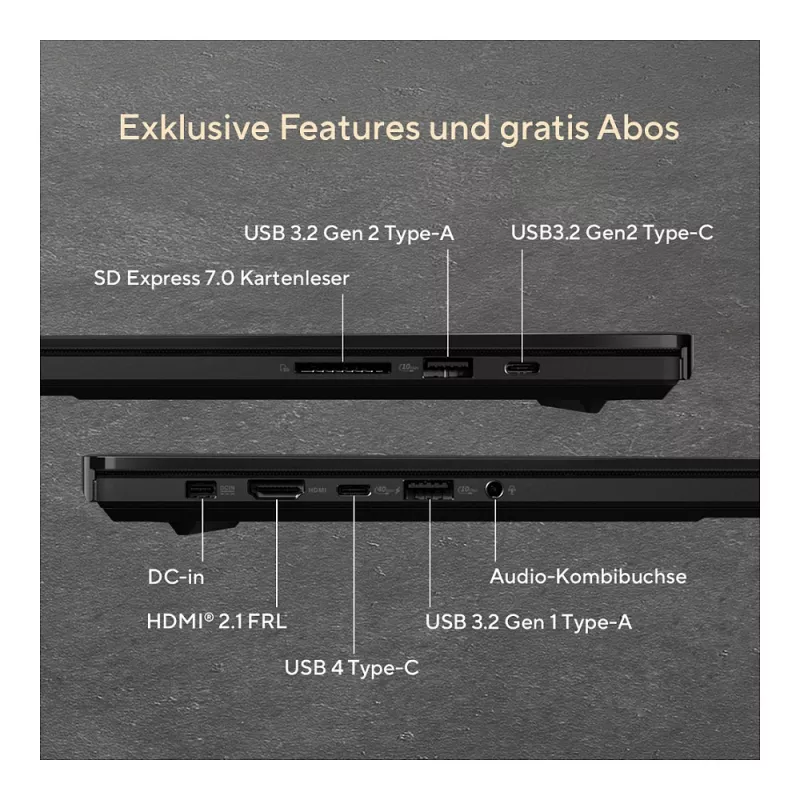 ASUS ProArt P16 H7606WX-SE008X 16 inch WQUXGA OLED AI Ryzen 9 HX 370 64GB/2TB RTX5090 Win11 Pro