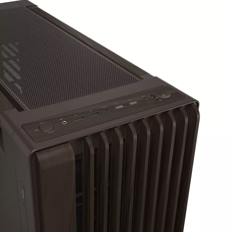ASUS ProArt PA602 Wood Edition Retro Brown - Metalinė panelė Midi Tower