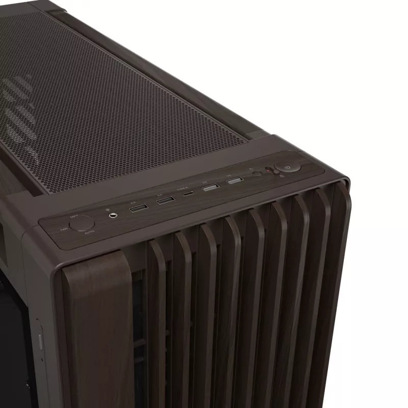 ASUS ProArt PA602 Wood Edition Retro Brown - grūdinto stiklo panelis Midi bokštas