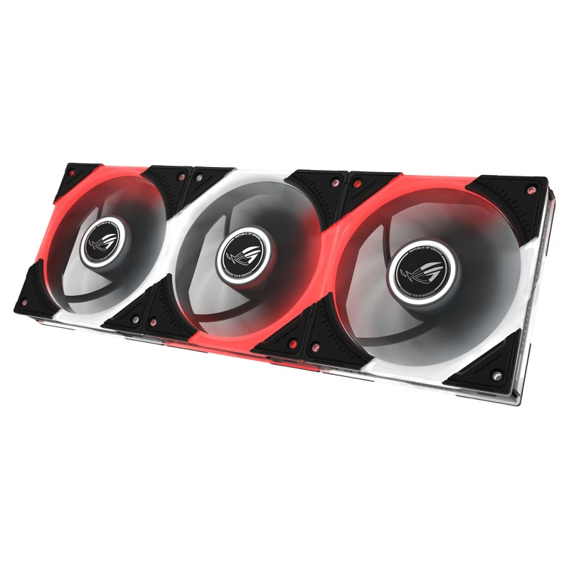 ASUS ROG Eurux GR120 ARGB Reverse Ventiliatorius Black Edition, 120mm Triple-Pack