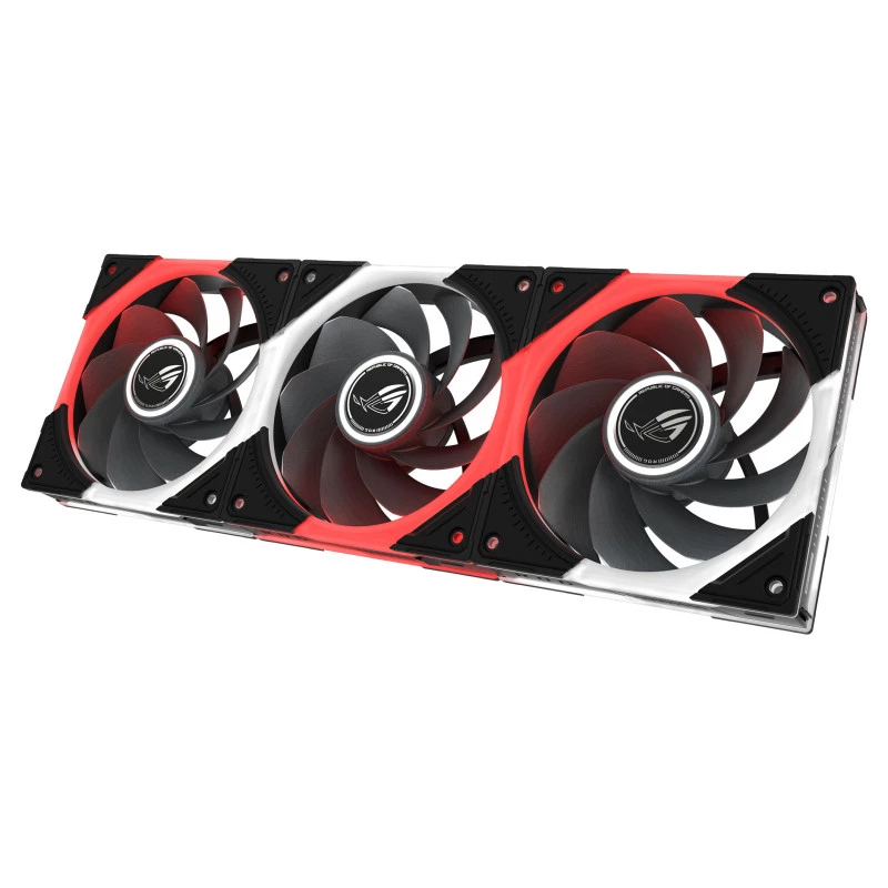 ASUS ROG Eurux GR120 ARGB Reverse Ventiliatorius Black Edition, 120mm Triple-Pack