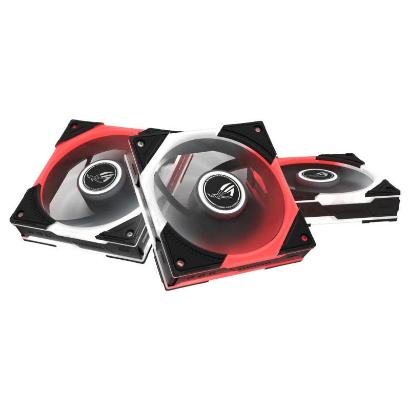 ASUS ROG Eurux GR120 ARGB Reverse Ventiliatorius Black Edition, 120mm Triple-Pack