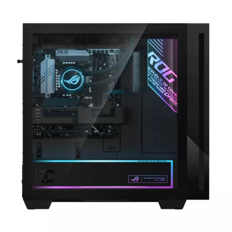 ASUS ROG G700 G700TF-7265KF577W žaidimų stalinis kompiuteris, Intel Core Ultra 7 265KF, 32GB DDR5, 1TB SSD, NVIDIA GeForce RTX 5080, Windows 11 Home, juodos spalvos