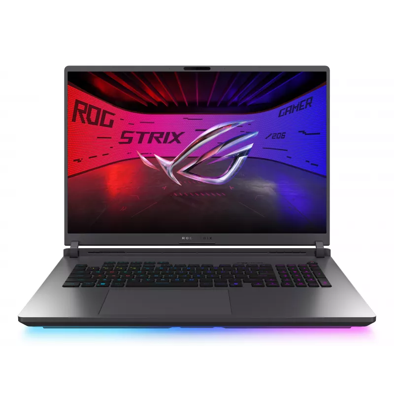 ASUS ROG Strix G18 G815JMR-ISCS8148W Gaming Laptop 18 inch WUXGA Intel Core i7-14650HX 16GB DDR5 1TB SSD NVIDIA GeForce RTX 5060 Wi-Fi 7 Windows 11 Home Juoda Pilka