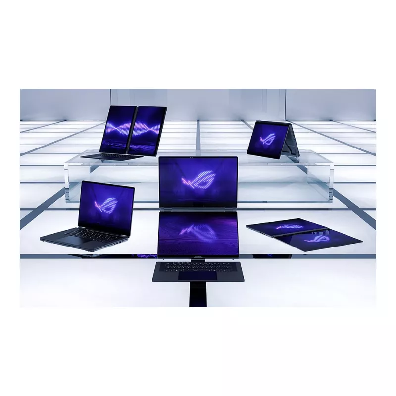 ASUS ROG Zephyrus Duo GX651AX-SR004W žaidimų nešiojamas kompiuteris, 16 colių 3K OLED jutiklinis 120Hz, Intel Core Ultra 9 386H, 64GB LPDDR5x, 2TB SSD, GeForce RTX 5090 24GB, Windows 11 Home, vokiška QWERTZ klaviatūra