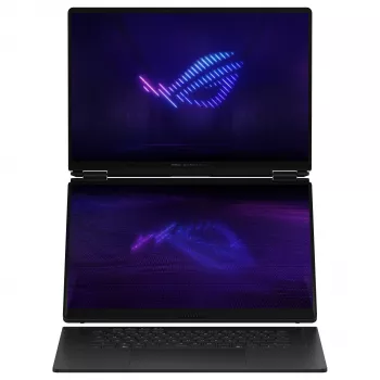 ASUS ROG Zephyrus Duo 16 GX651AX-SR004W žaidimų nešiojamasis kompiuteris, 16 inch QHD+ 240Hz, Intel Core i9-13980HX, 64GB DDR5, 2TB SSD, NVIDIA GeForce RTX 5090, Windows 11 Home, vokiška klaviatūra