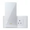 ASUS RP-BE58 Dual-Band Wi-Fi 7 diapazono plėtiklis, BE3456, 2.4GHz 574Mbps + 5GHz 2882Mbps, 1x Gigabit prievadas, AiMesh, WPA3, baltas