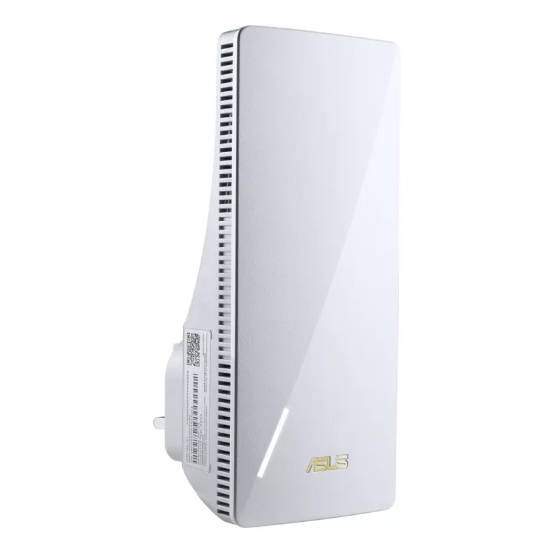 ASUS RP-BE58 Dual-Band Wi-Fi 7 diapazono plėtiklis, BE3456, 2.4GHz 574Mbps + 5GHz 2882Mbps, 1x Gigabit prievadas, AiMesh, WPA3, baltas