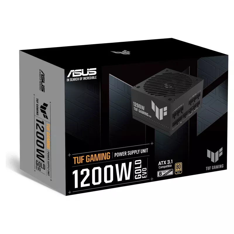 ASUS TUF Gaming 1200G EVO 1200W 80+ Gold pilnai modulinis ATX maitinimo šaltinis