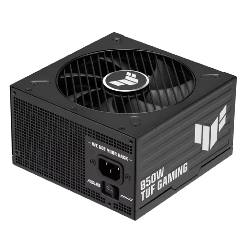 ASUS TUF Gaming 850W Platinum maitinimo blokas - ATX, pilnai modulinis, 80+ Platinum, juodas