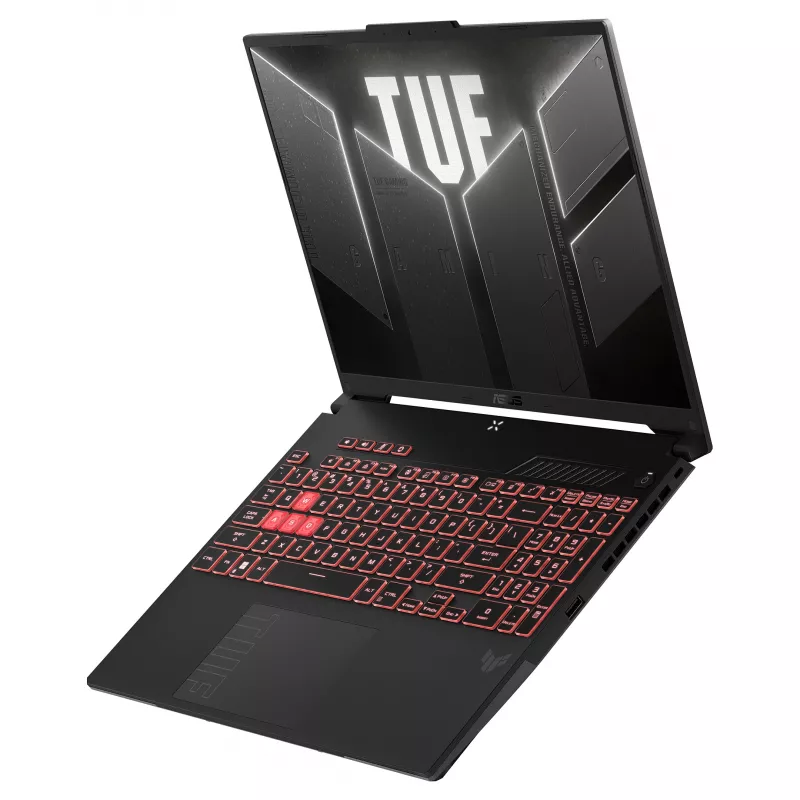 ASUS TUF Gaming A16 FA607NUQ-RL038W žaidimų nešiojamas kompiuteris, 16 colių Full HD+ IPS 144Hz, AMD Ryzen 7 170, 16GB DDR5, 512GB SSD, GeForce RTX 4050 6GB, Windows 11 Home