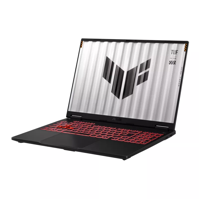 ASUS TUF Gaming A16 FA608UHI-71610G0W 16 colių WUXGA 165Hz žaidimų nešiojamasis kompiuteris (Ryzen 7 260, 16GB DDR5, RTX 5050, 1TB SSD, Windows 11 Home, juoda)