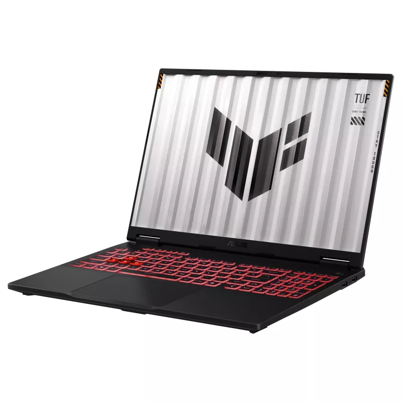 ASUS TUF Gaming A16 FA608UMI-TU199W žaidimų nešiojamasis kompiuteris, 16 colių WUXGA, AMD Ryzen 7 260, 16GB DDR5, 1TB SSD, NVIDIA GeForce RTX 5060, Windows 11 Home, pilka