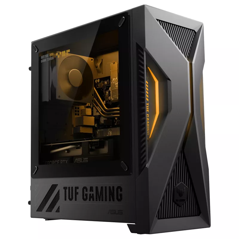 ASUS TUF Gaming T500 T500MV-07240H242W Intel Core 7 240H 32 GB DDR5-SDRAM 1 TB SSD NVIDIA GeForce RTX 5060 Ti Windows 11 Home Mini Tower kompiuteris juoda, pilka