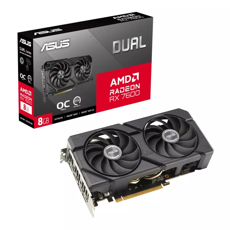 ASUS UWM 2 žaidimų korpuso / vaizdo plokštės / maitinimo šaltinio rinkinys (A31 PLUS | RX 7600 | PRIME 750W)