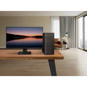 ASUS V700 Mini Tower VM701MG-OR7445039W Copilot+ PC, AMD Ryzen AI 7 445, 16GB DDR5, 512GB SSD, Windows 11 Home, Juoda su medžio akcentu