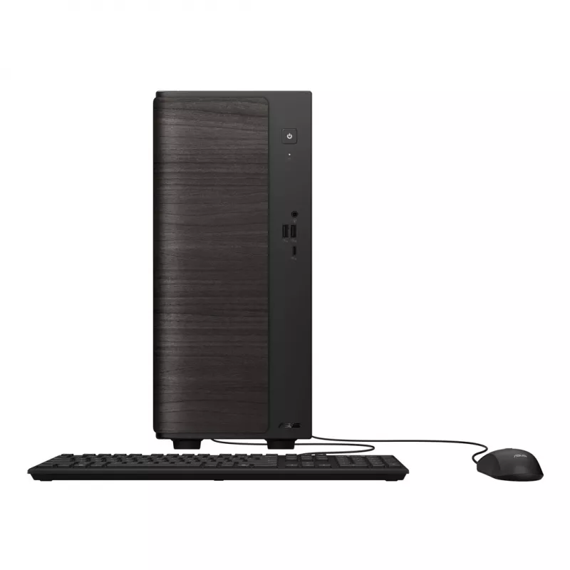 ASUS V700 Mini Tower VM701MG-OR7445039W Copilot+ PC, AMD Ryzen AI 7 445, 16GB DDR5, 512GB SSD, Windows 11 Home, Juoda su medžio akcentu