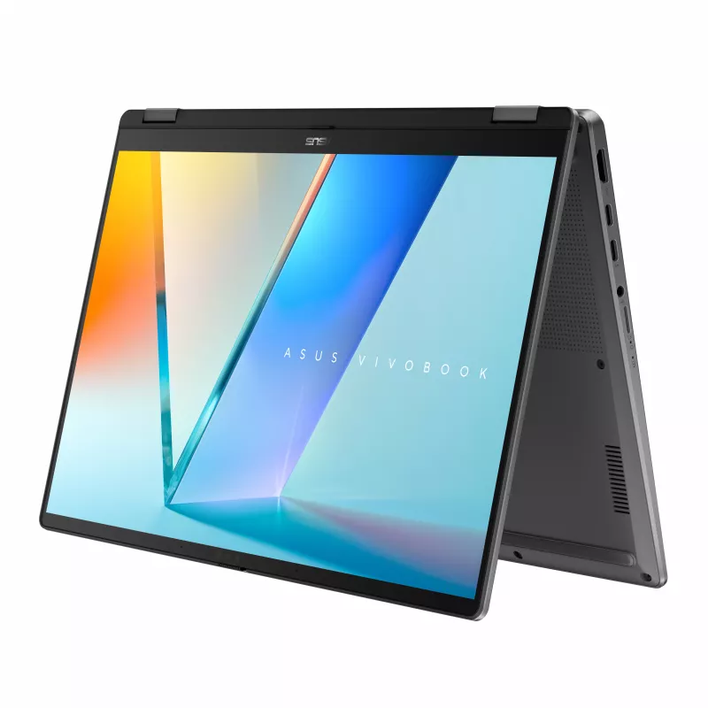 ASUS Vivobook 14 Flip TP3407SA-FLIP-ISCSG235X Copilot+ PC Intel Core Ultra 7 256V Hybrid (2-in-1) 35.6 cm (14 inch) Touchscreen WUXGA 16 GB LPDDR5X-SDRAM 512 GB SSD Wi-Fi 7 (802.11be) Windows 11 Pro Pilka