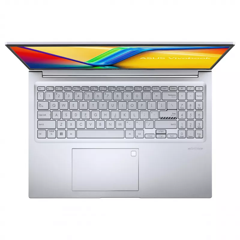 ASUS Vivobook 16 M1605NAQ-MB226W, 16 inch WUXGA IPS, AMD Ryzen 7 7730U, 16GB RAM, 1TB SSD, Windows 11 Home, sidabrinis