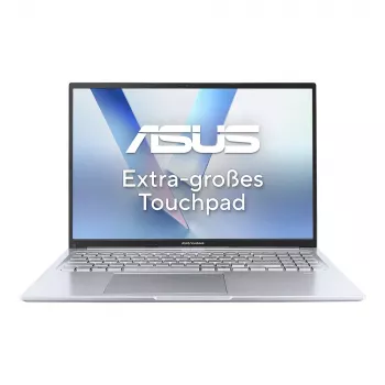ASUS Vivobook 16 M1605NAQ-MB226W, 16 inch WUXGA IPS, AMD Ryzen 7 7730U, 16GB RAM, 1TB SSD, Windows 11 Home, sidabrinis