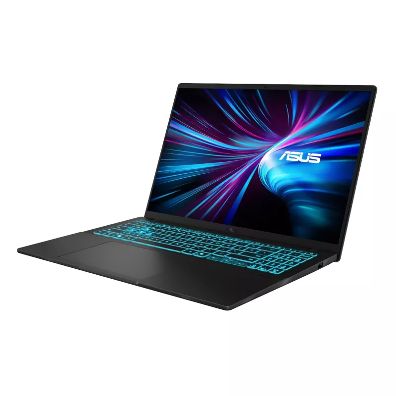 ASUS VivoBook 16 V3607VH žaidimų nešiojamasis kompiuteris, 16 inch WUXGA 120Hz, Intel Core 7 240H, GeForce RTX 5050, 16GB DDR5, 1TB SSD, Windows 11 Pro, juodos spalvos