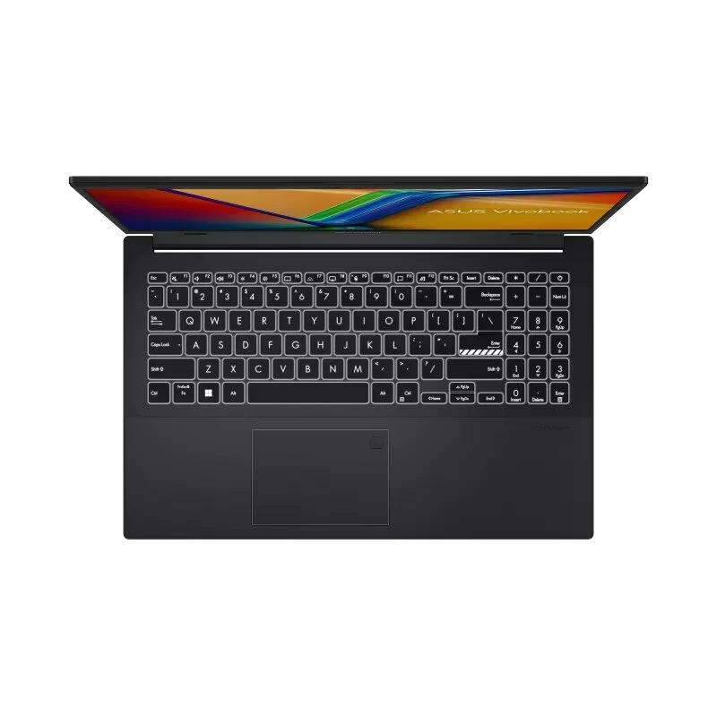 ASUS Vivobook Go 15 E1504FA-KM4432W nešiojamasis kompiuteris, 15,6 colio FHD IPS, AMD Ryzen 5 7520U, 16GB LPDDR5, 1TB SSD, Windows 11 Home, Mixed Black