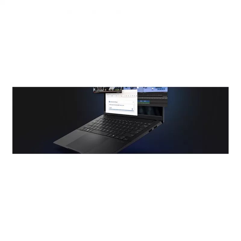ASUS Vivobook S 14 OLED S5406SAL-SF315W, 14 colių 2.8K 120Hz, Intel Core Ultra 5 125H, 16GB RAM, 512GB SSD, Windows 11 Home, vokiška klaviatūra, Neutral Black