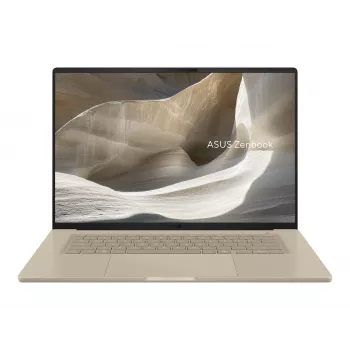 ASUS Zenbook A16 UX3607OA-SQ024X 2-in-1 nešiojamasis kompiuteris, 16 colių OLED 3K liečiamas ekranas, Snapdragon X2 Elite Extreme, 48GB RAM, 1TB SSD, Windows 11 Pro, smėlio spalvos