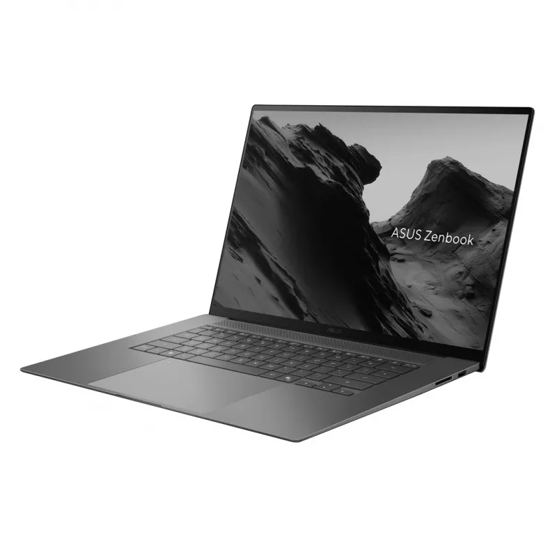 ASUS Zenbook S 16 UM5606GA-SR206X Ryzen AI 9 465 16.03K OLED jutiklinis 120Hz 500nits AG 32GB LPDDR5X SSD1TB Radeon Graphics Cam1080p+IR 83WHrs W11Pro aliuminis Antrim pilka