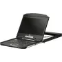 ATEN CL3700NW-IT 1U trumpo gylio USB HDMI LCD KVM konsolė - 17 colių 1280x1024, itališka klaviatūra
