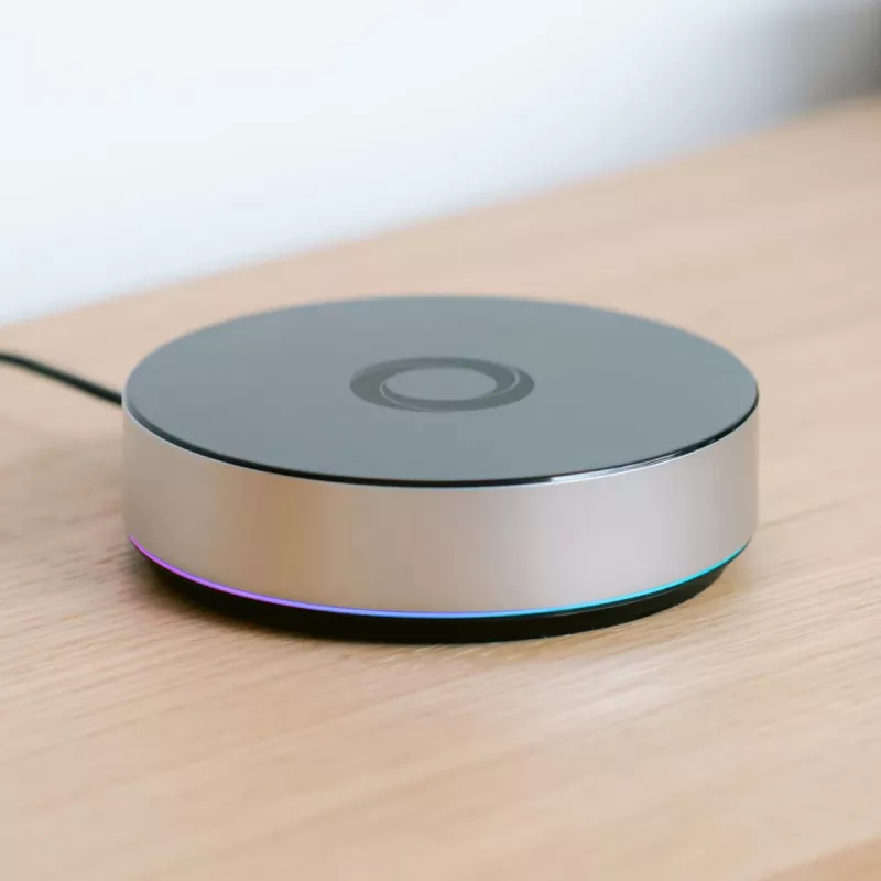 Athom Homey Bridge išmanusis namų valdiklis - Zigbee, Z-Wave, Bluetooth, Wi-Fi - juoda/sidabrinė