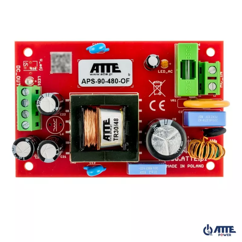 ATTE APS-90-480-OF SMPS maitinimo šaltinis 48V 2A 90W