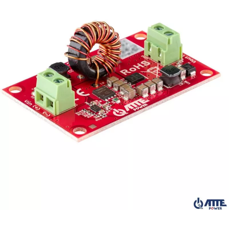 ATTE DC/DC keitiklis AVC-30-120-OF 24V į 12V 30A 360W žeminamasis keitiklis