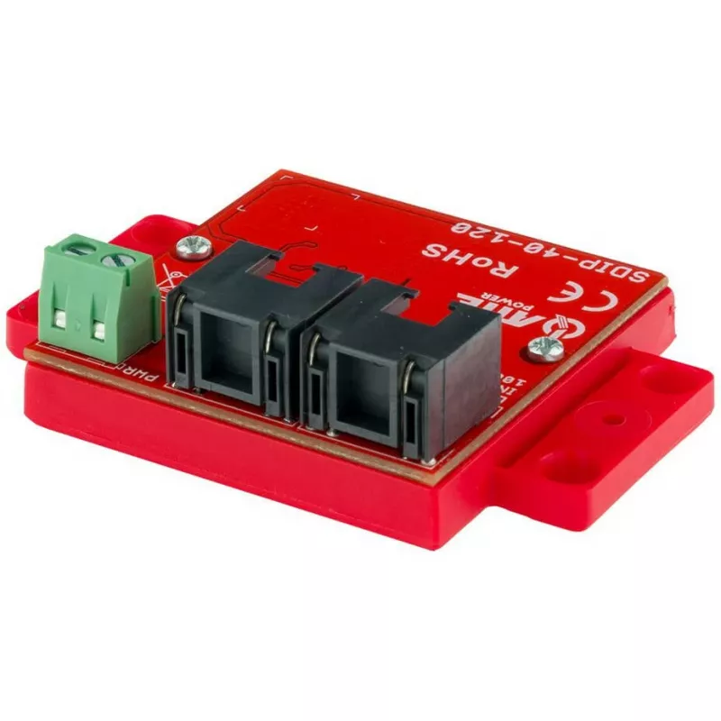 ATTE SDIP-40-120 PoE maitinimo adapteris, 48W, 40V DC, 10/100 Mbps