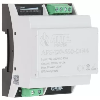 ATTE Switching Power Supply APS-120-550-DIN4 120W 24V 5A DIN Rail