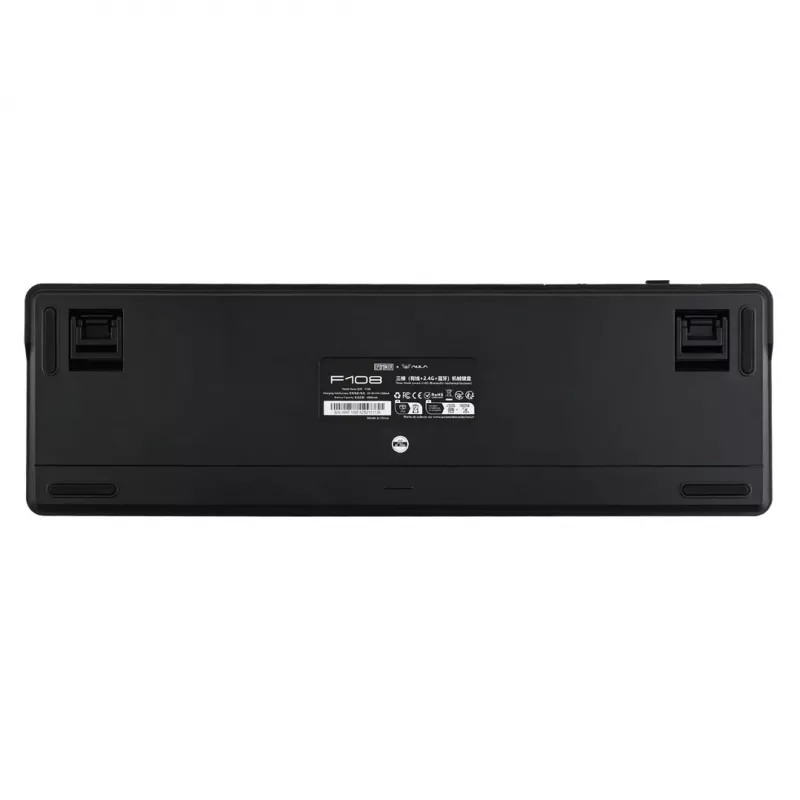 AULA F108 Gradient Grey Nimbus V3 RGB Gasket mechaninė klaviatūra (viso dydžio, laidinė, USB-C)