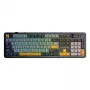 AULA F108 Pro Gray+Orange+Deep Gray Reaper Switch RGB mechaninė klaviatūra