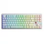 AULA Gasket F87 Pro V2 White Contour Engraved Star Vector RGB klaviatūra