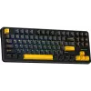 AULA Gasket F87 Thunder Black GrayWood RGB klaviatūra